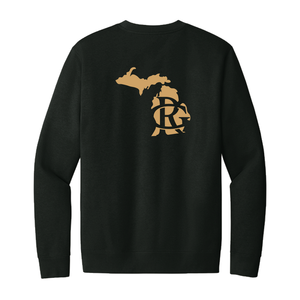 Adult "Michigan" Fleece Crew Sweatshirt
