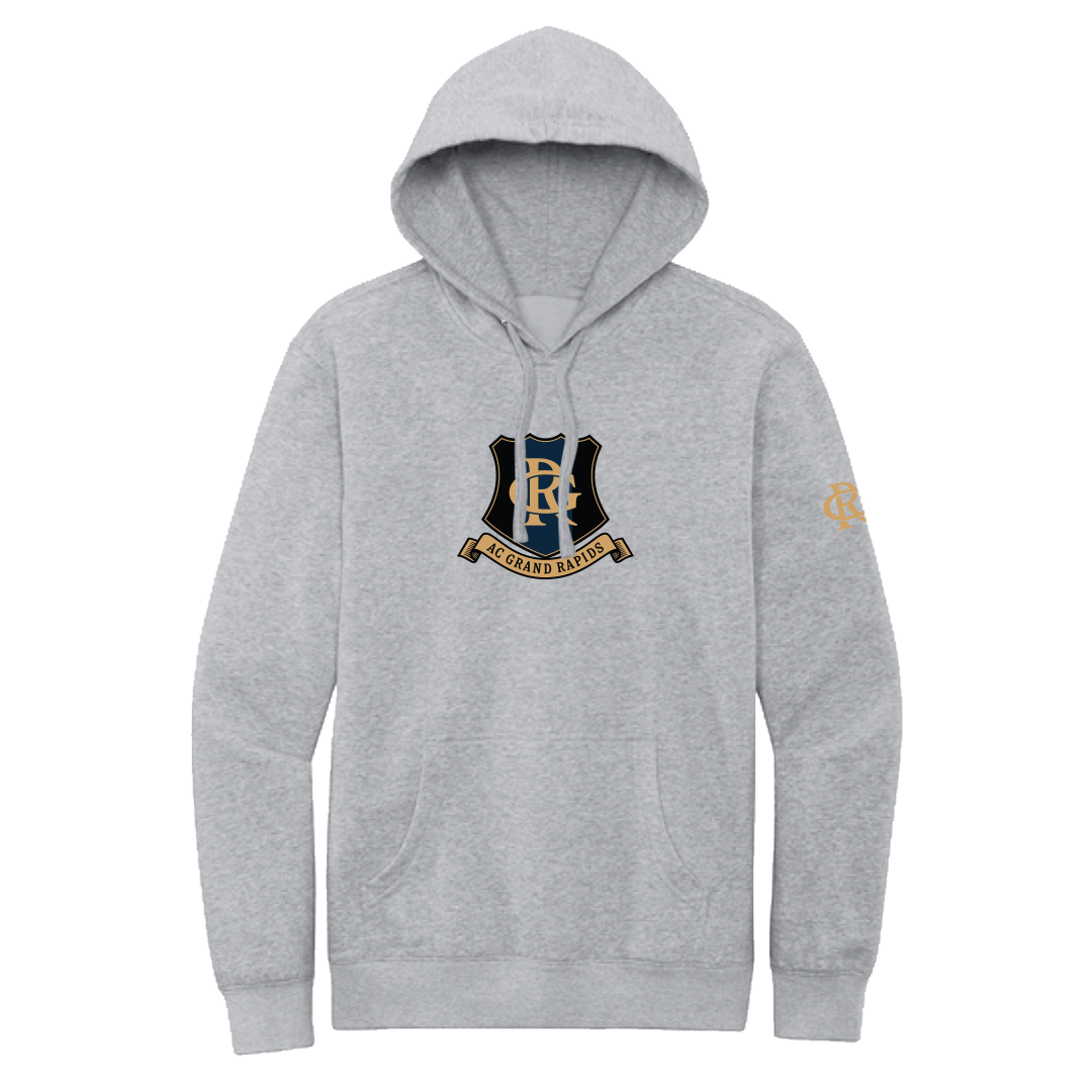 Adult "Crest" Hoodie - GRAY