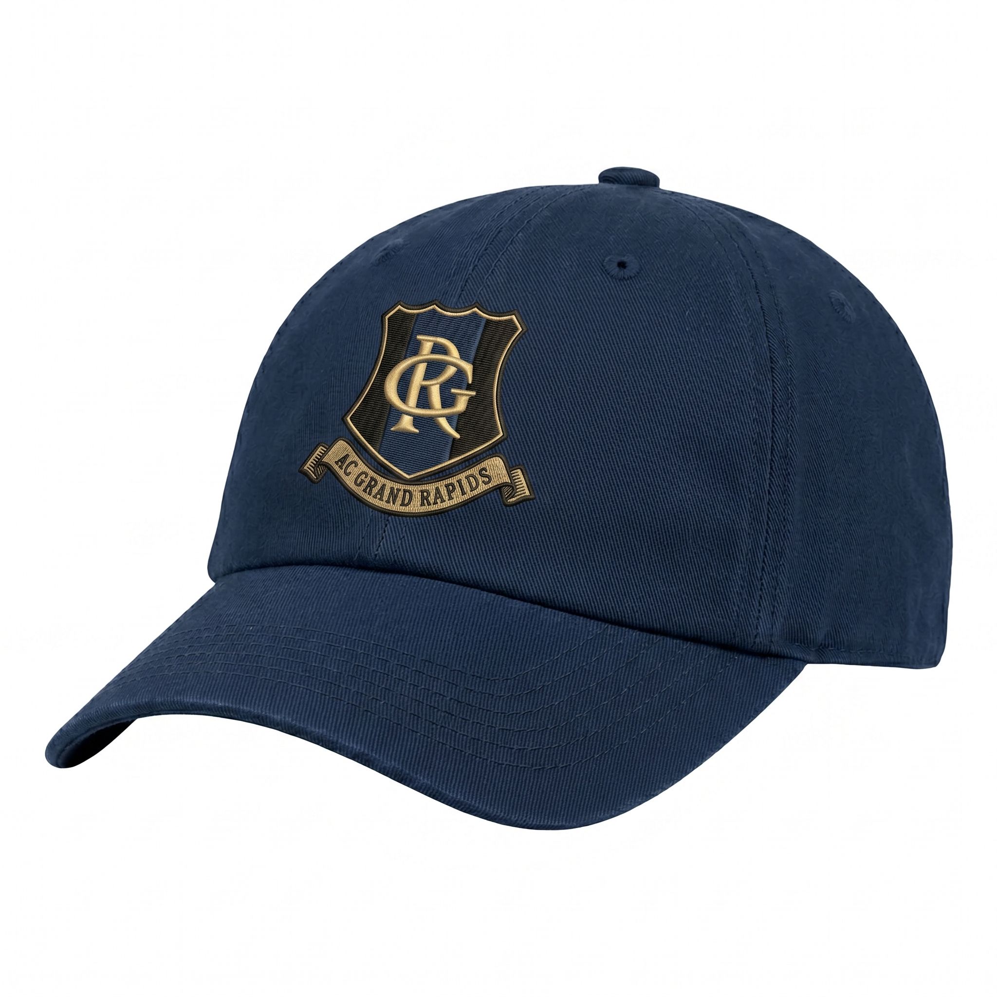 "Crest" 6-Panel Adjustable Cap - NAVY
